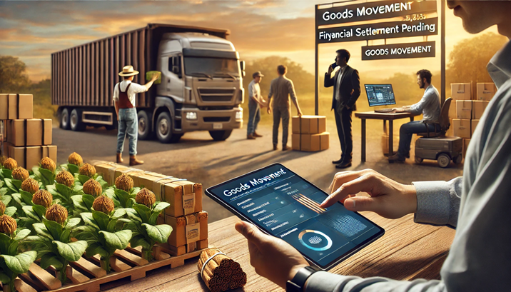 GRN sales and transfer receipts